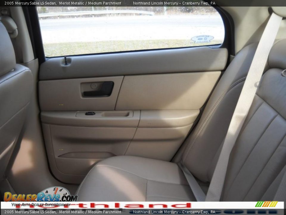 2005 Mercury Sable LS Sedan Merlot Metallic / Medium Parchment Photo #11