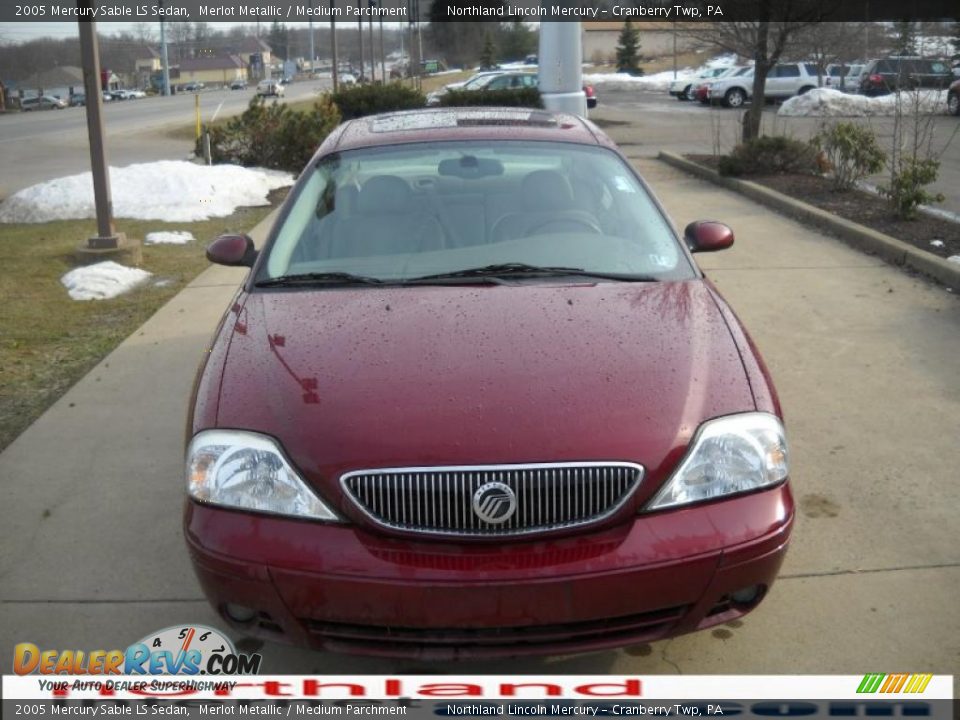2005 Mercury Sable LS Sedan Merlot Metallic / Medium Parchment Photo #13