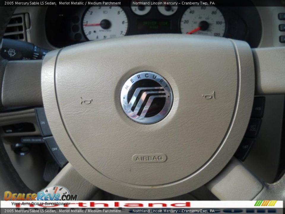 2005 Mercury Sable LS Sedan Merlot Metallic / Medium Parchment Photo #19