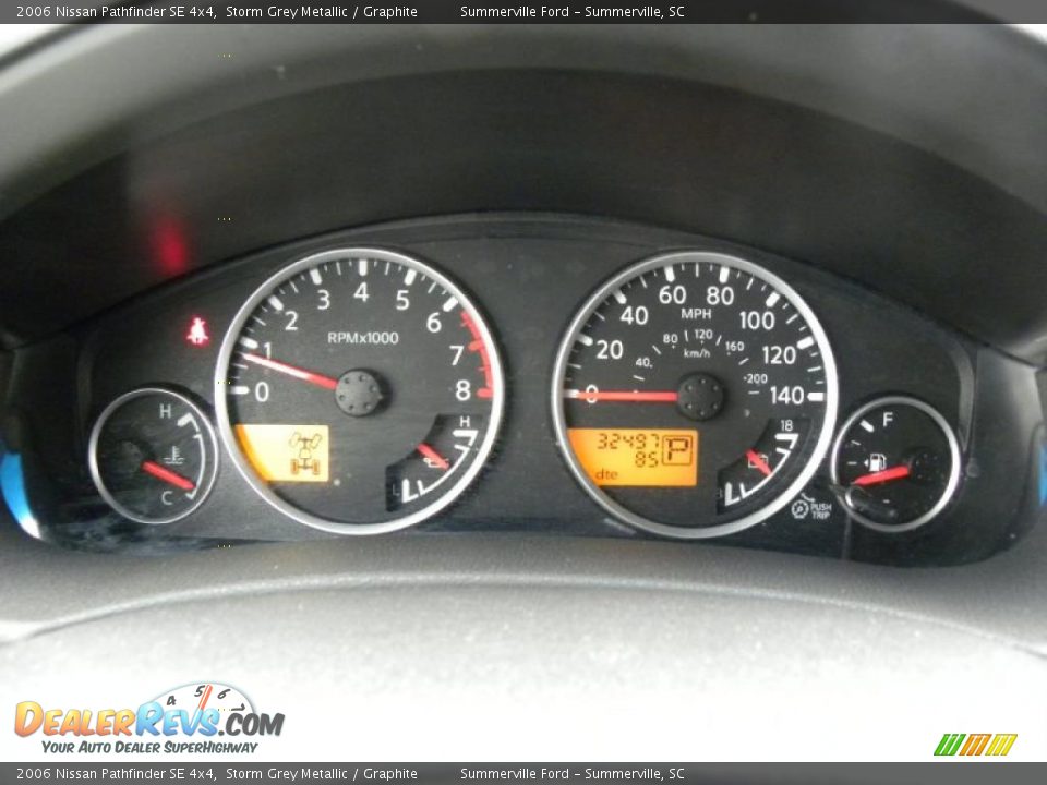 2006 Nissan Pathfinder SE 4x4 Storm Grey Metallic / Graphite Photo #24