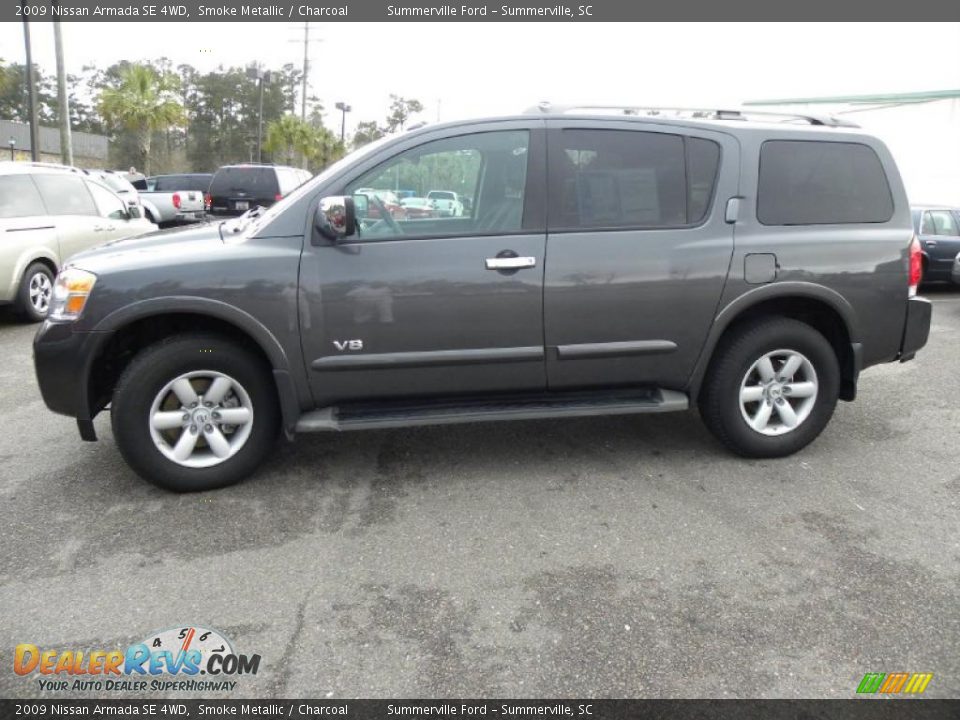 2009 Nissan Armada SE 4WD Smoke Metallic / Charcoal Photo #2
