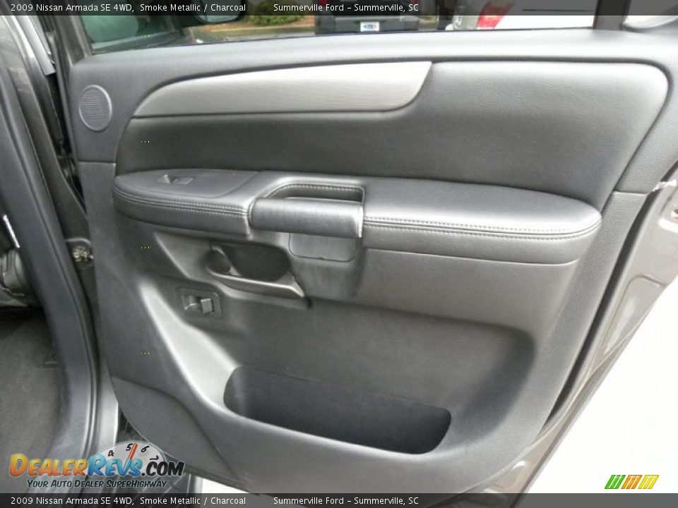 2009 Nissan Armada SE 4WD Smoke Metallic / Charcoal Photo #12