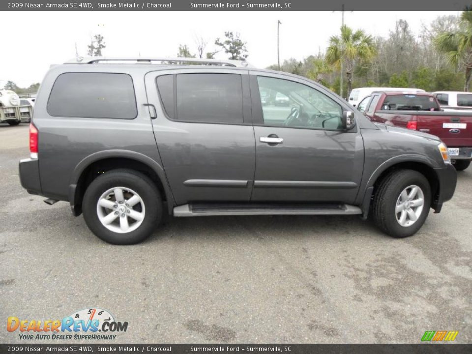 2009 Nissan Armada SE 4WD Smoke Metallic / Charcoal Photo #13