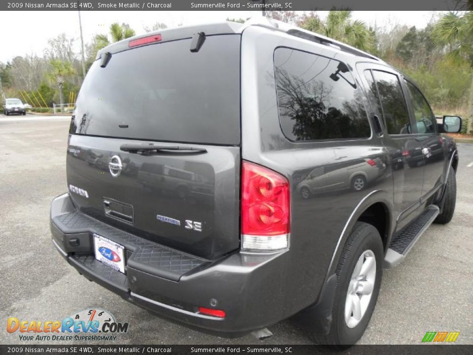 2009 Nissan Armada SE 4WD Smoke Metallic / Charcoal Photo #14