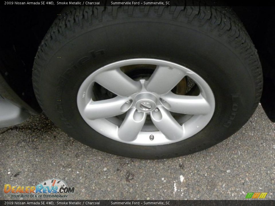 2009 Nissan Armada SE 4WD Smoke Metallic / Charcoal Photo #17