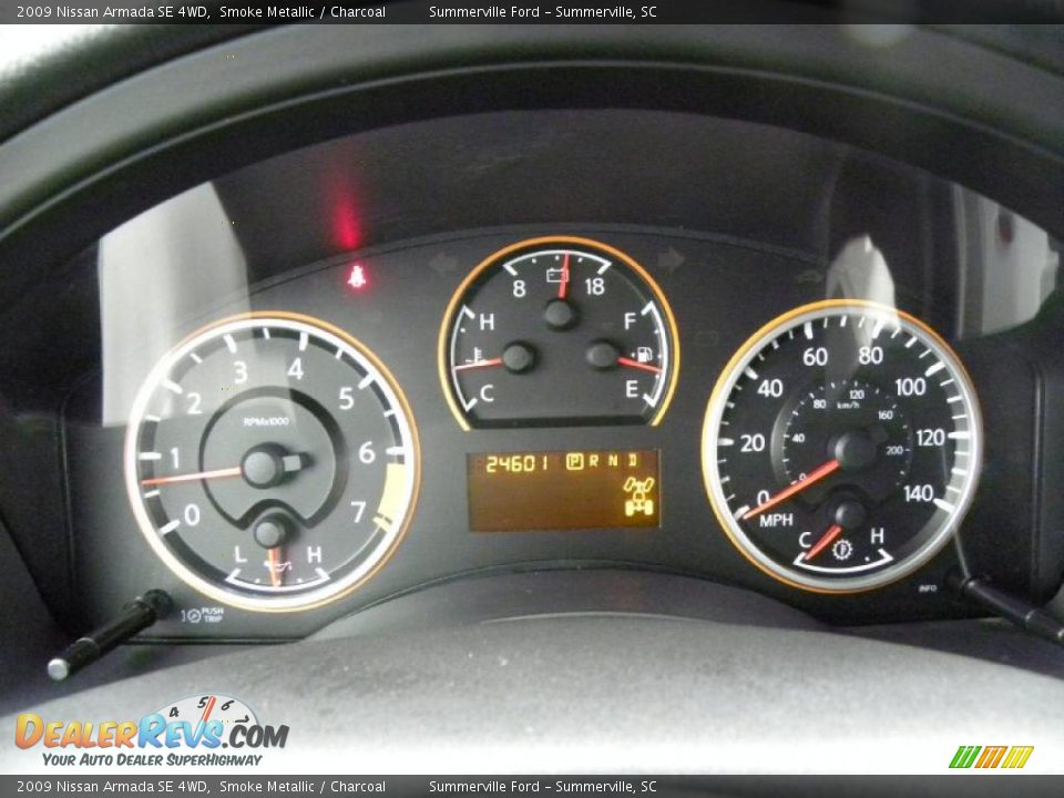 2009 Nissan Armada SE 4WD Smoke Metallic / Charcoal Photo #23