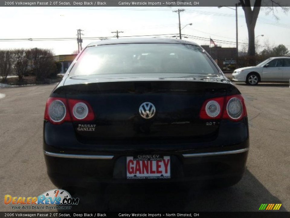 2006 Volkswagen Passat 2.0T Sedan Deep Black / Black Photo #4