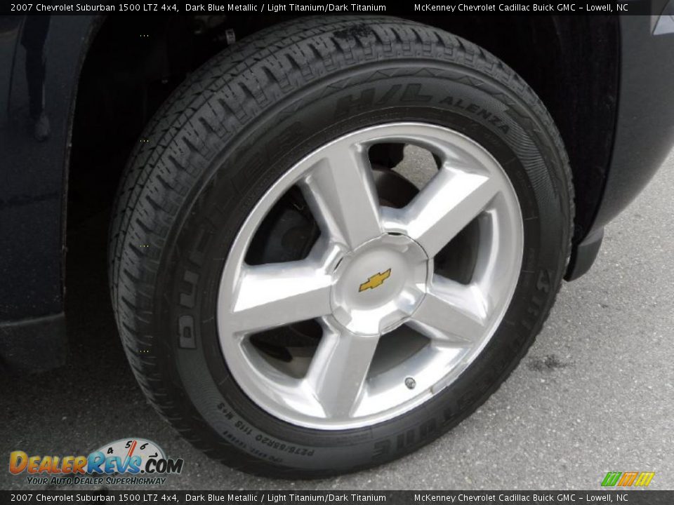 2007 Chevrolet Suburban 1500 LTZ 4x4 Dark Blue Metallic / Light Titanium/Dark Titanium Photo #17