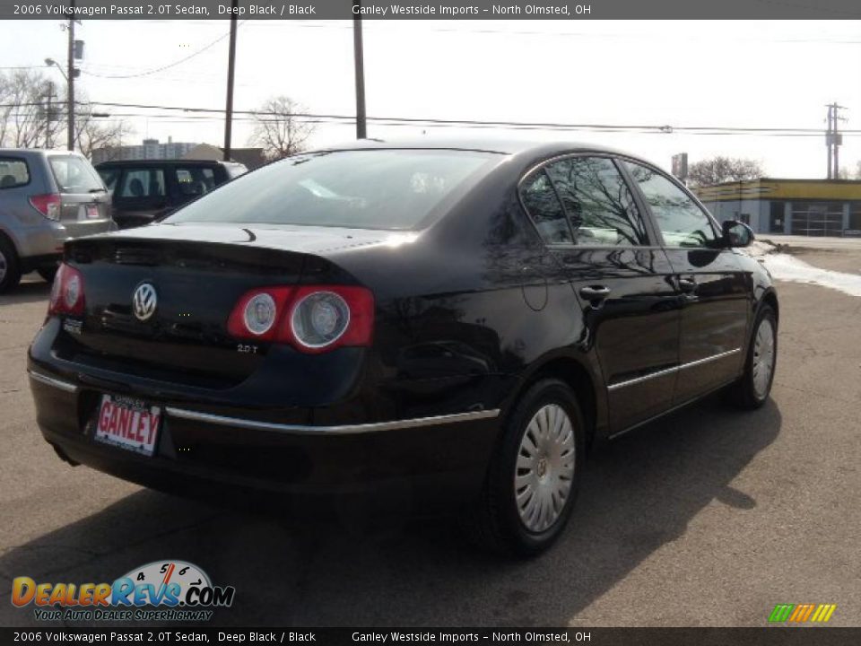 2006 Volkswagen Passat 2.0T Sedan Deep Black / Black Photo #5