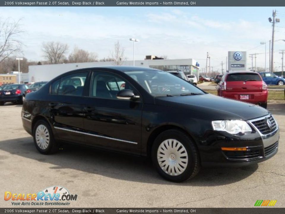 2006 Volkswagen Passat 2.0T Sedan Deep Black / Black Photo #7