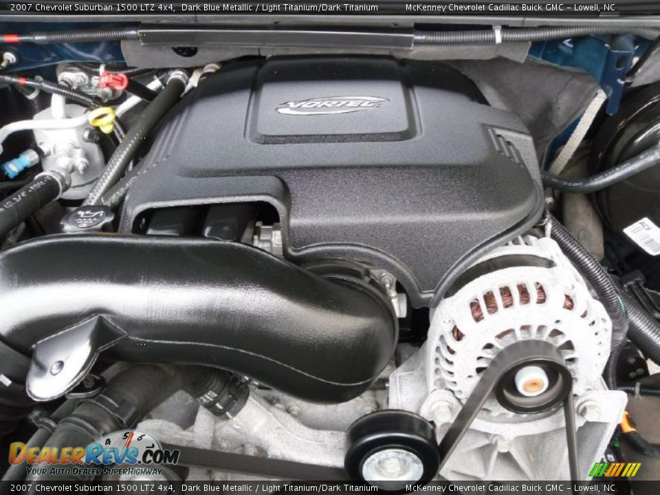 2007 Chevrolet Suburban 1500 LTZ 4x4 Dark Blue Metallic / Light Titanium/Dark Titanium Photo #20