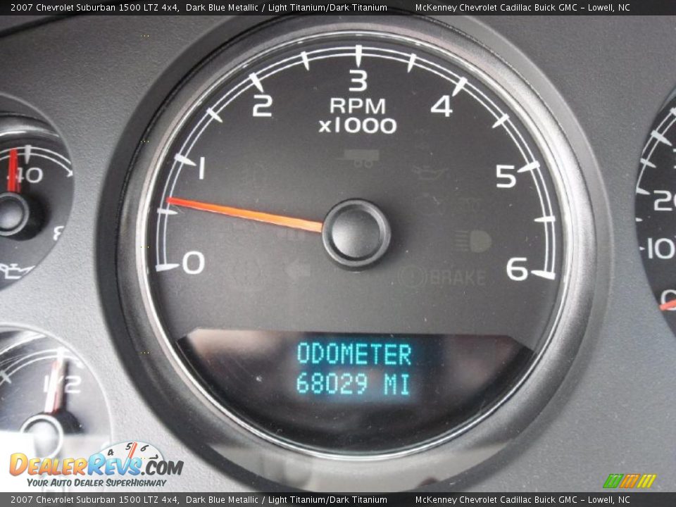 2007 Chevrolet Suburban 1500 LTZ 4x4 Dark Blue Metallic / Light Titanium/Dark Titanium Photo #25