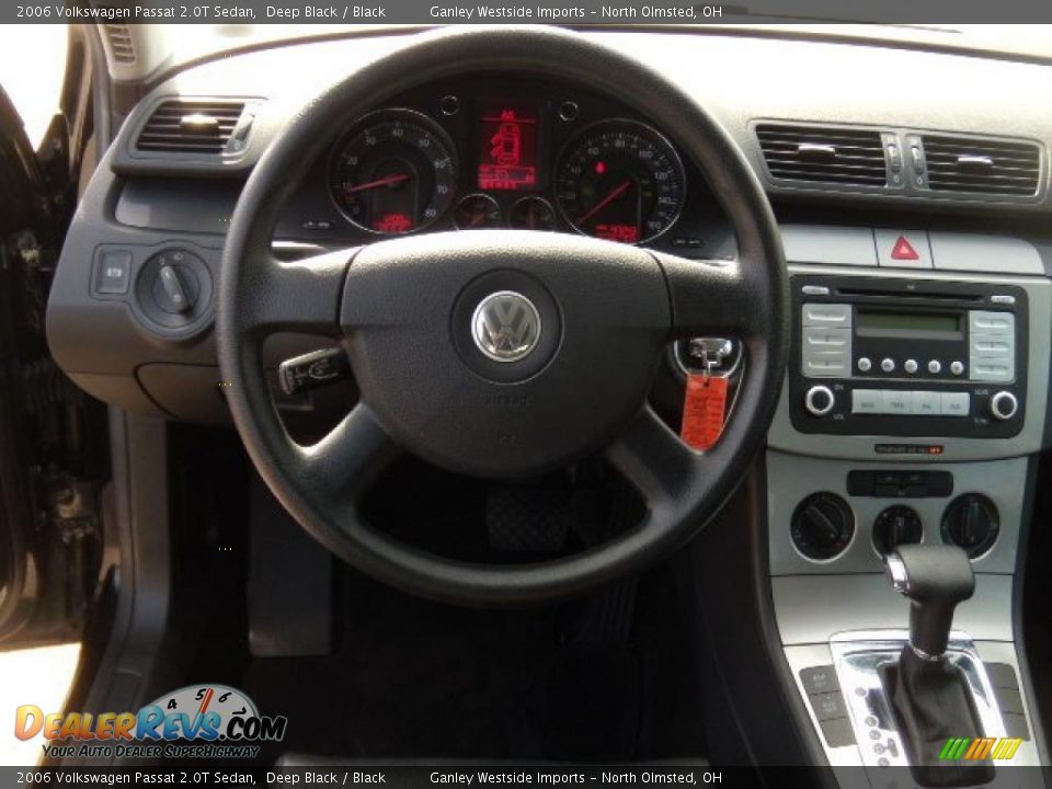 2006 Volkswagen Passat 2.0T Sedan Deep Black / Black Photo #14