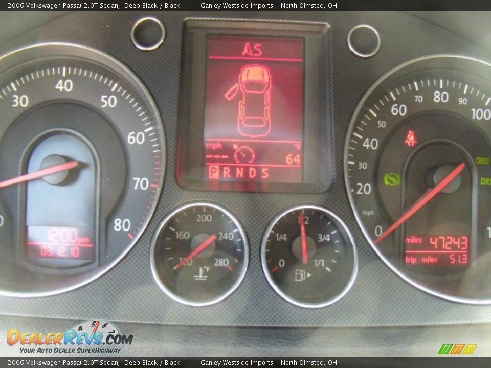 2006 Volkswagen Passat 2.0T Sedan Deep Black / Black Photo #15