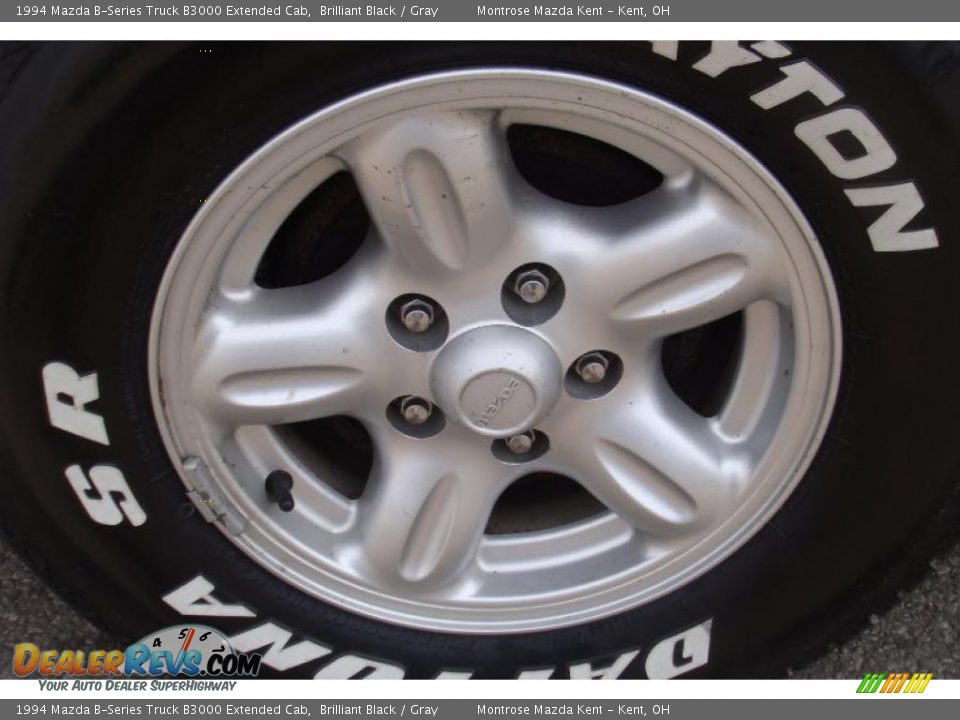 1994 Mazda B-Series Truck B3000 Extended Cab Brilliant Black / Gray Photo #18