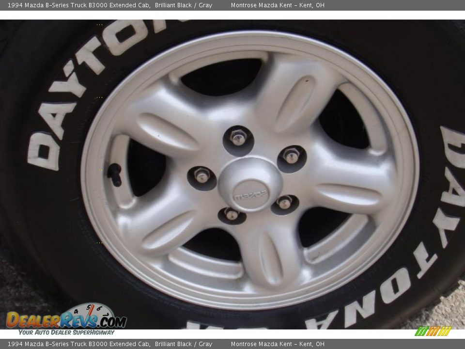 1994 Mazda B-Series Truck B3000 Extended Cab Brilliant Black / Gray Photo #19