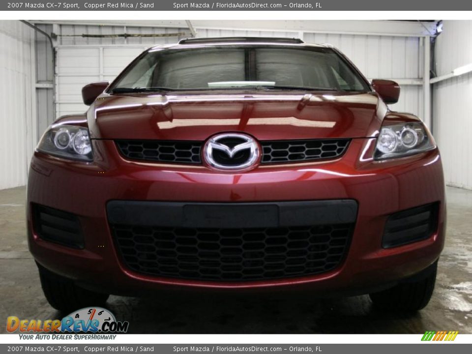 2007 Mazda CX-7 Sport Copper Red Mica / Sand Photo #3