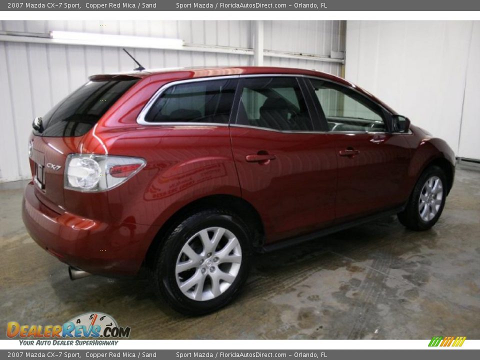 2007 Mazda CX-7 Sport Copper Red Mica / Sand Photo #5