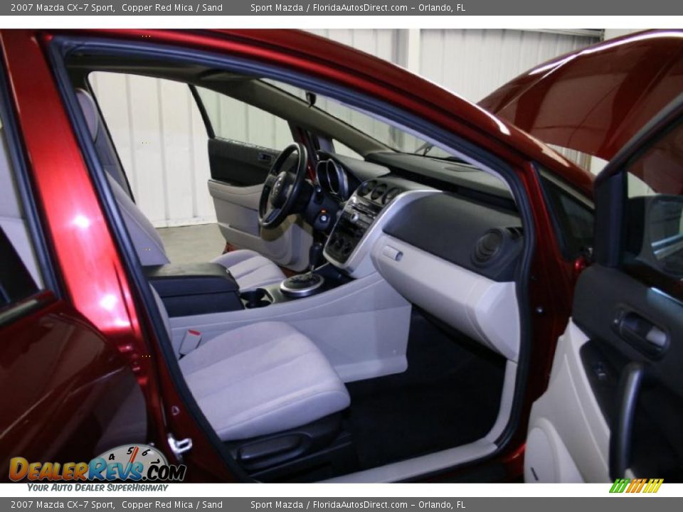 2007 Mazda CX-7 Sport Copper Red Mica / Sand Photo #9