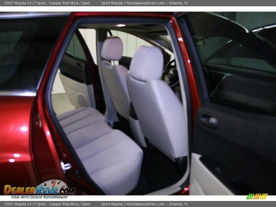 2007 Mazda CX-7 Sport Copper Red Mica / Sand Photo #10