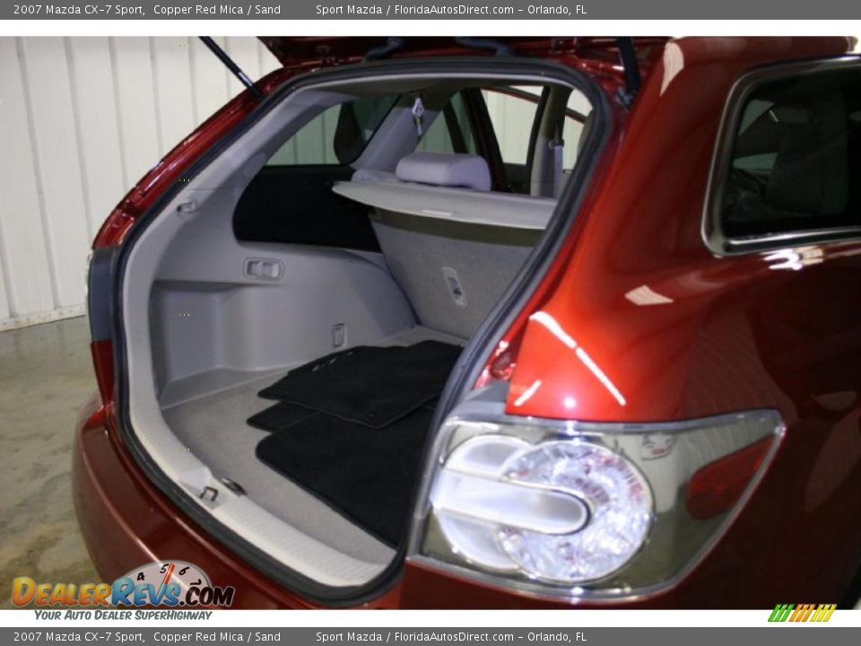 2007 Mazda CX-7 Sport Copper Red Mica / Sand Photo #11