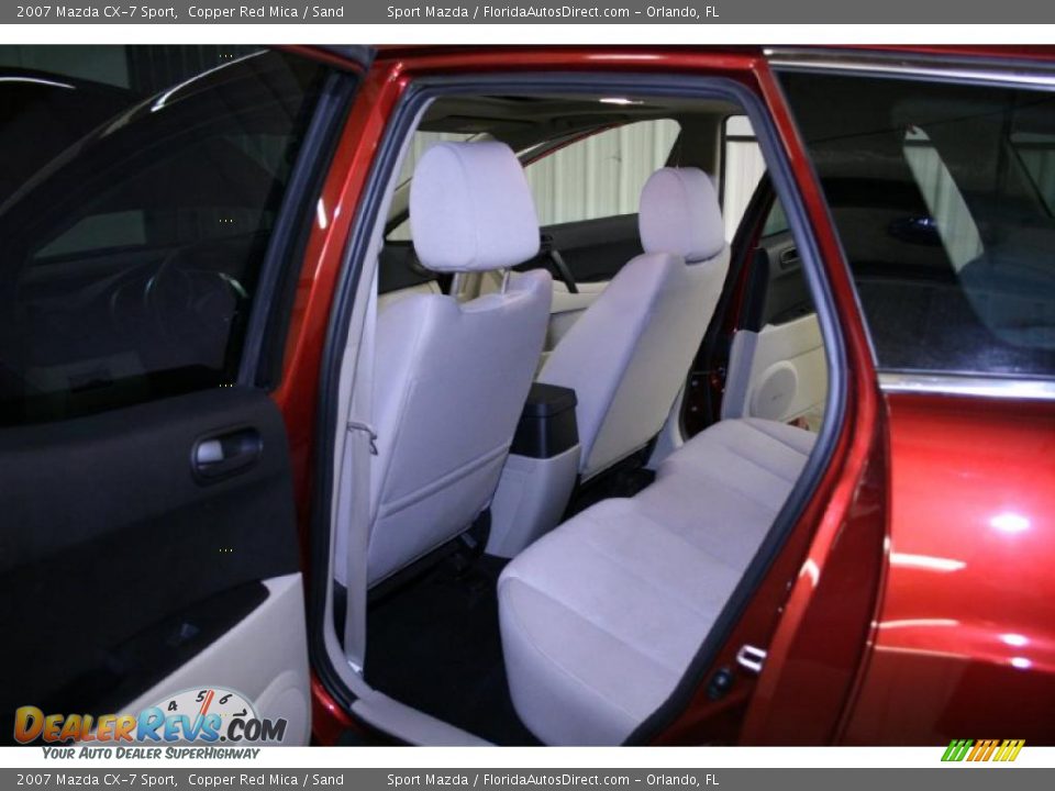 2007 Mazda CX-7 Sport Copper Red Mica / Sand Photo #13