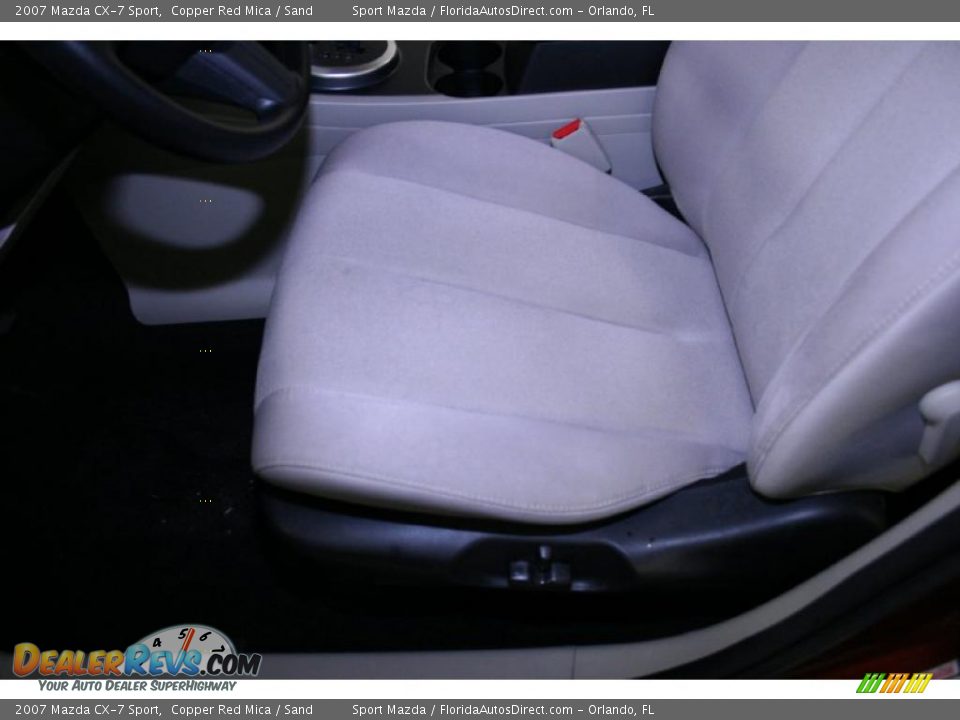 2007 Mazda CX-7 Sport Copper Red Mica / Sand Photo #16
