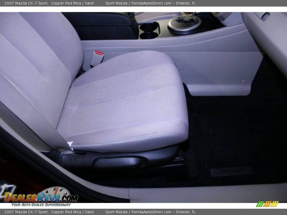 2007 Mazda CX-7 Sport Copper Red Mica / Sand Photo #19