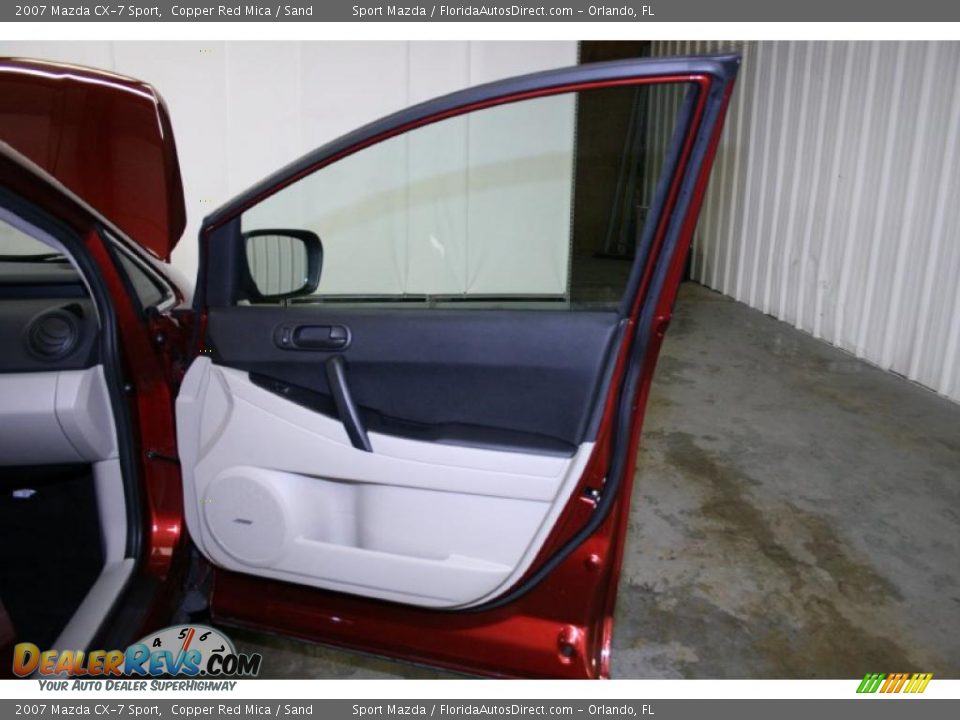 2007 Mazda CX-7 Sport Copper Red Mica / Sand Photo #20