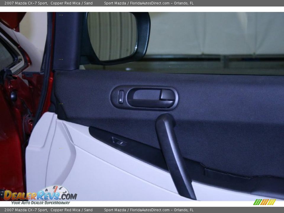 2007 Mazda CX-7 Sport Copper Red Mica / Sand Photo #21