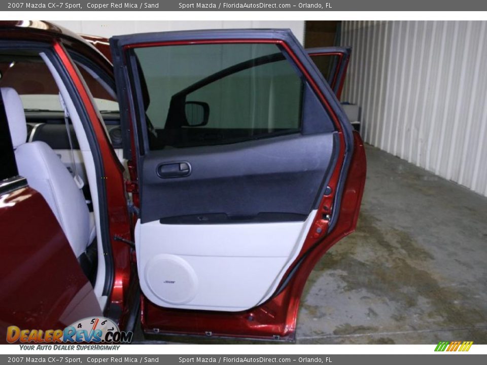 2007 Mazda CX-7 Sport Copper Red Mica / Sand Photo #22