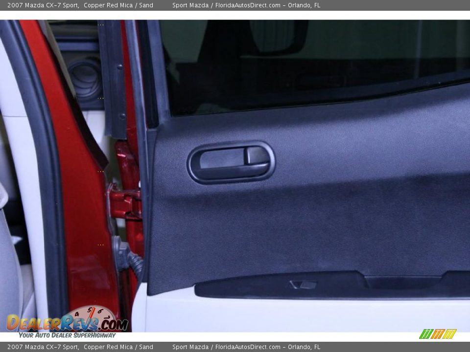 2007 Mazda CX-7 Sport Copper Red Mica / Sand Photo #23