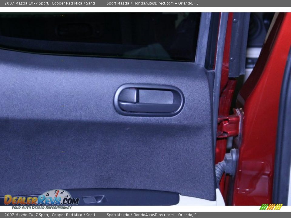 2007 Mazda CX-7 Sport Copper Red Mica / Sand Photo #25
