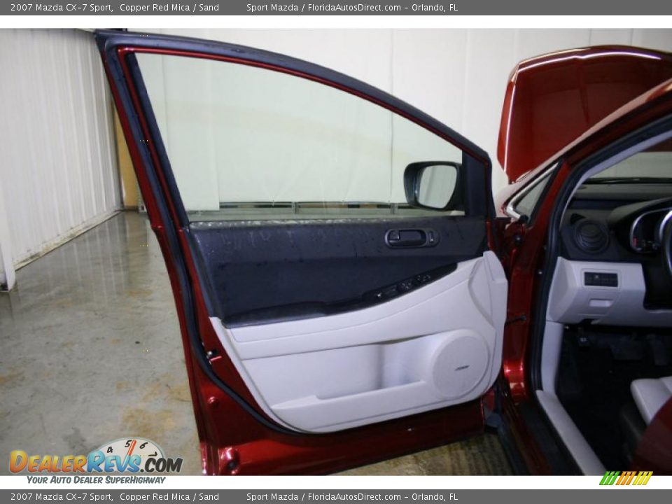 2007 Mazda CX-7 Sport Copper Red Mica / Sand Photo #26
