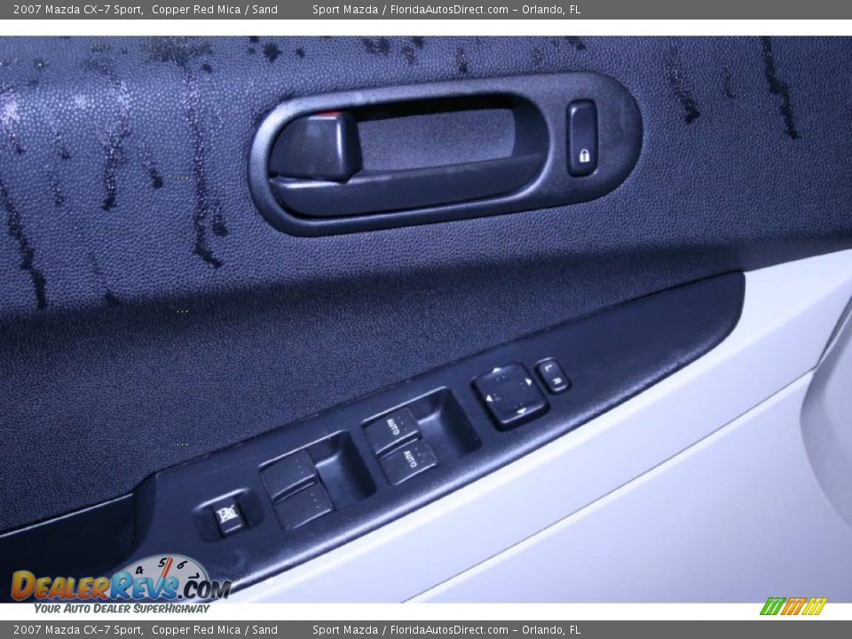 2007 Mazda CX-7 Sport Copper Red Mica / Sand Photo #27