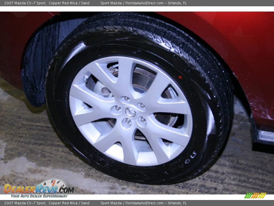 2007 Mazda CX-7 Sport Copper Red Mica / Sand Photo #28