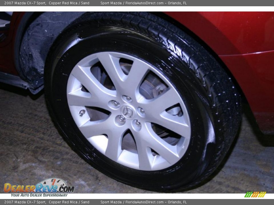 2007 Mazda CX-7 Sport Copper Red Mica / Sand Photo #29