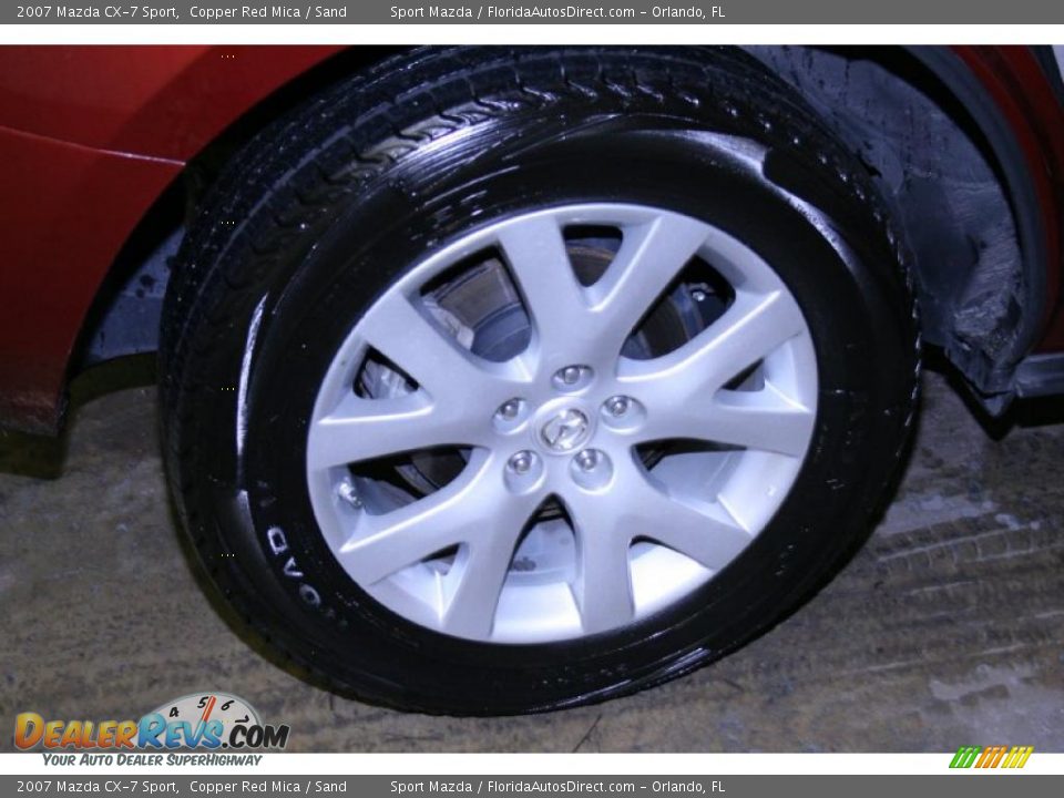 2007 Mazda CX-7 Sport Copper Red Mica / Sand Photo #30