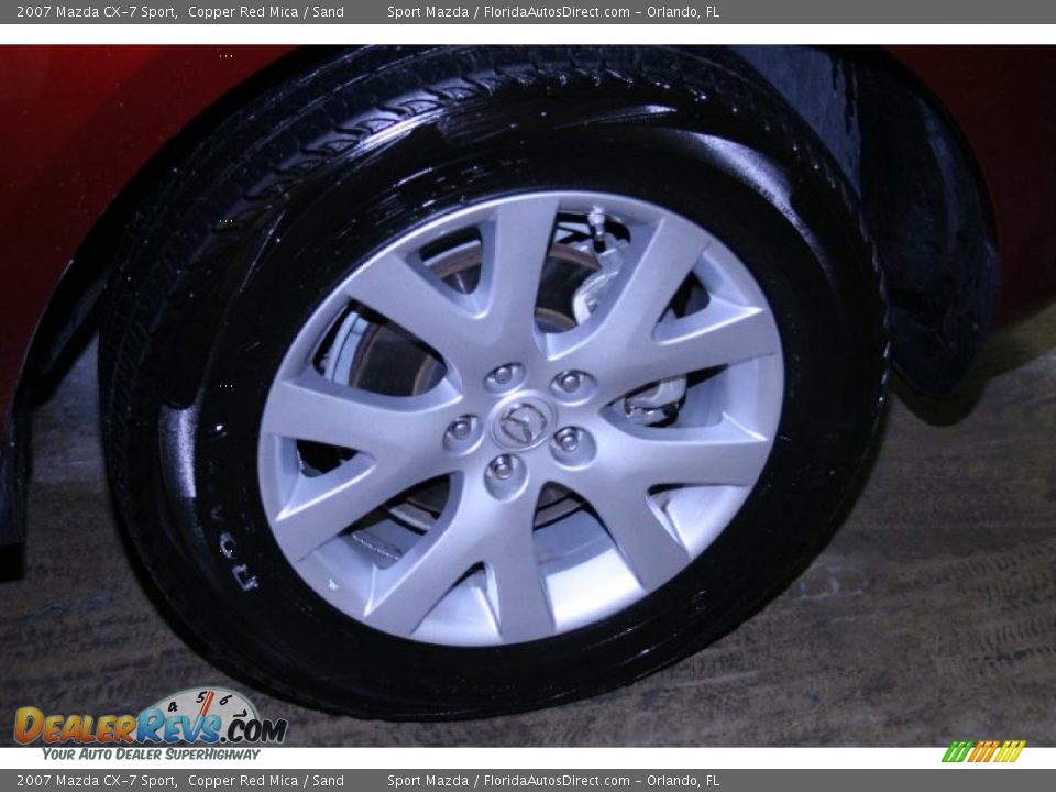 2007 Mazda CX-7 Sport Copper Red Mica / Sand Photo #31