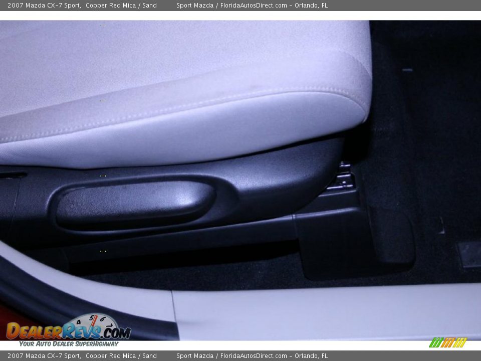 2007 Mazda CX-7 Sport Copper Red Mica / Sand Photo #33