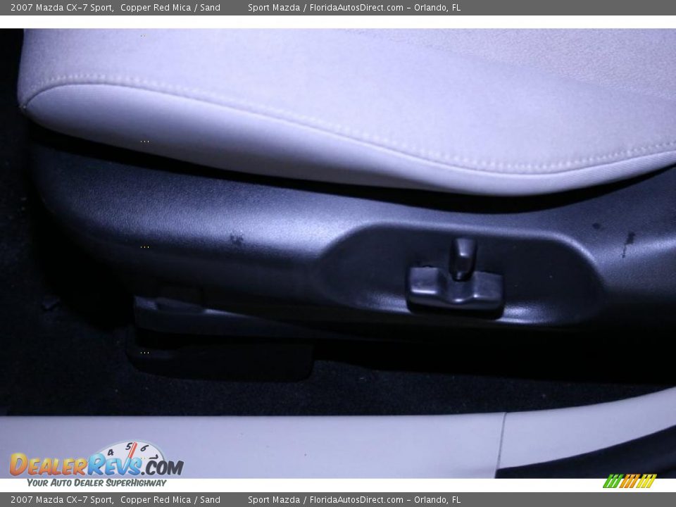 2007 Mazda CX-7 Sport Copper Red Mica / Sand Photo #34