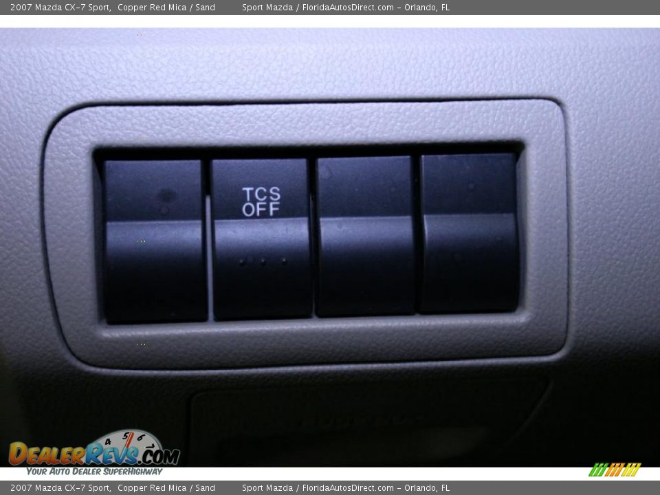 2007 Mazda CX-7 Sport Copper Red Mica / Sand Photo #36