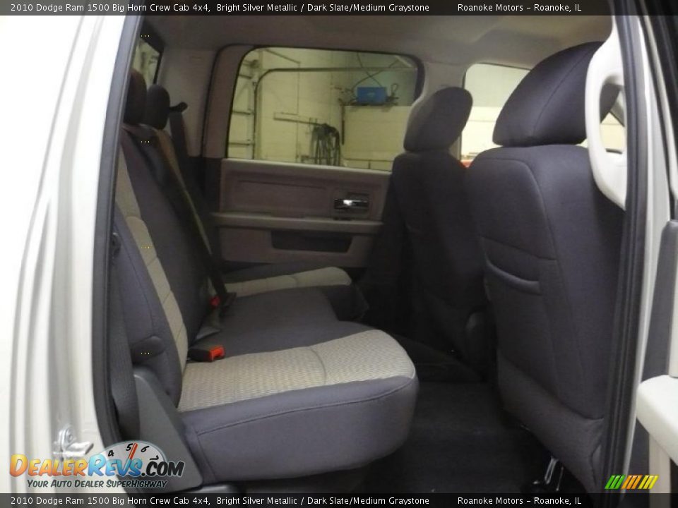 2010 Dodge Ram 1500 Big Horn Crew Cab 4x4 Bright Silver Metallic / Dark Slate/Medium Graystone Photo #8