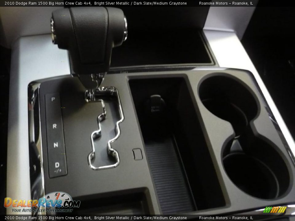 2010 Dodge Ram 1500 Big Horn Crew Cab 4x4 Bright Silver Metallic / Dark Slate/Medium Graystone Photo #16
