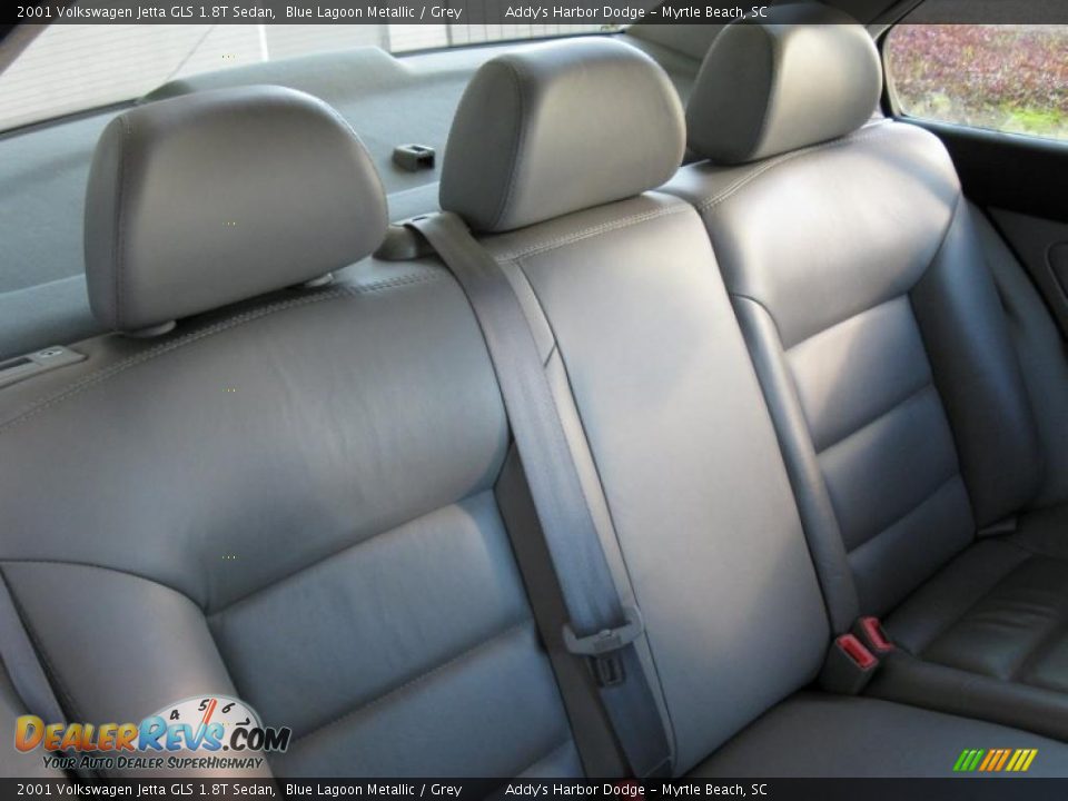 2001 Volkswagen Jetta GLS 1.8T Sedan Blue Lagoon Metallic / Grey Photo #16
