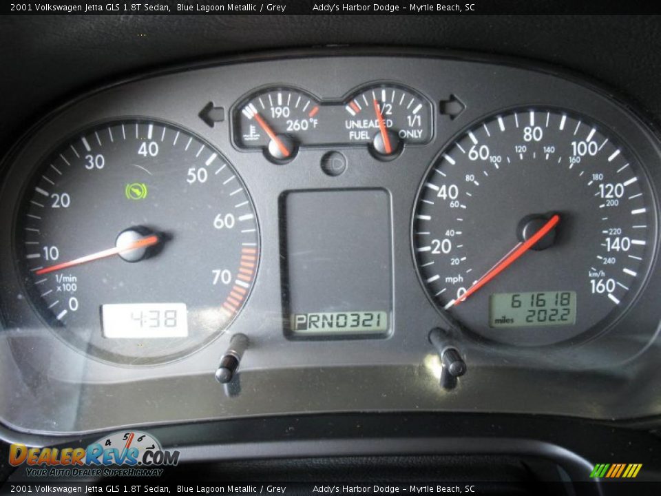 2001 Volkswagen Jetta GLS 1.8T Sedan Blue Lagoon Metallic / Grey Photo #20
