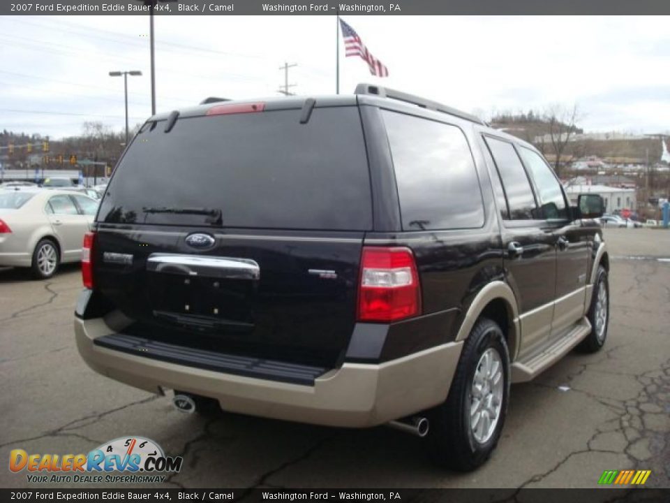 2007 Ford Expedition Eddie Bauer 4x4 Black / Camel Photo #4