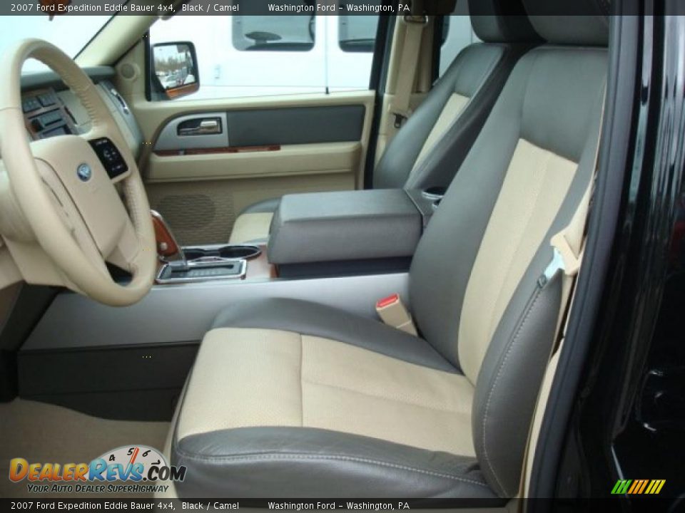 2007 Ford Expedition Eddie Bauer 4x4 Black / Camel Photo #7