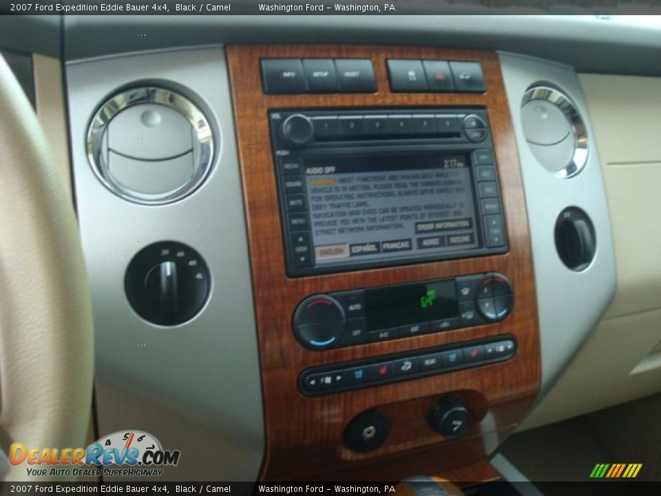 2007 Ford Expedition Eddie Bauer 4x4 Black / Camel Photo #9
