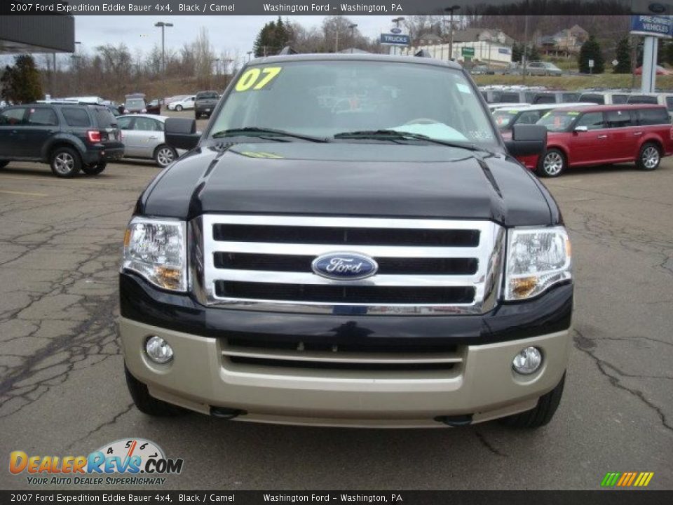 2007 Ford Expedition Eddie Bauer 4x4 Black / Camel Photo #10